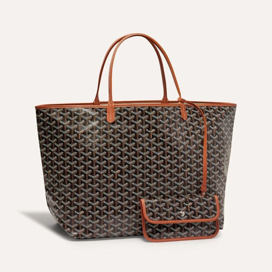 GOYARD SAINT LOUIS PM TOILE GOYARDINE Brown